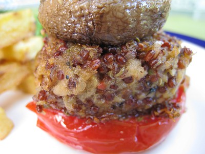hamburguesa de quinoa