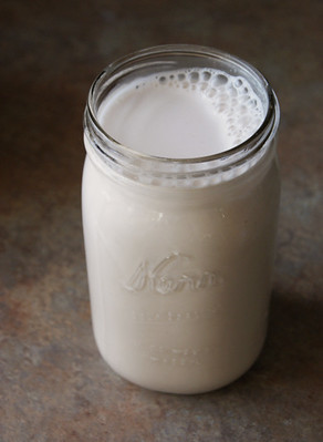 leche de nueces de macadamia